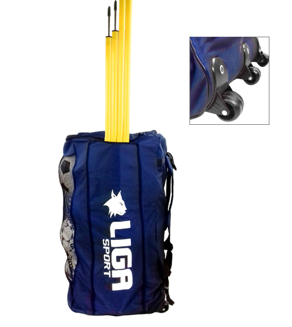EQUIPMENT BAG PRO (84cmx36cmx36cm) ΣΑΚΟΣ ΜΕΤΑΦΟΡΑΣ ΕΞΟΠΛΙΣΜΟΥ ΜΕ ΡΟΔΕΣ LIGASPORT