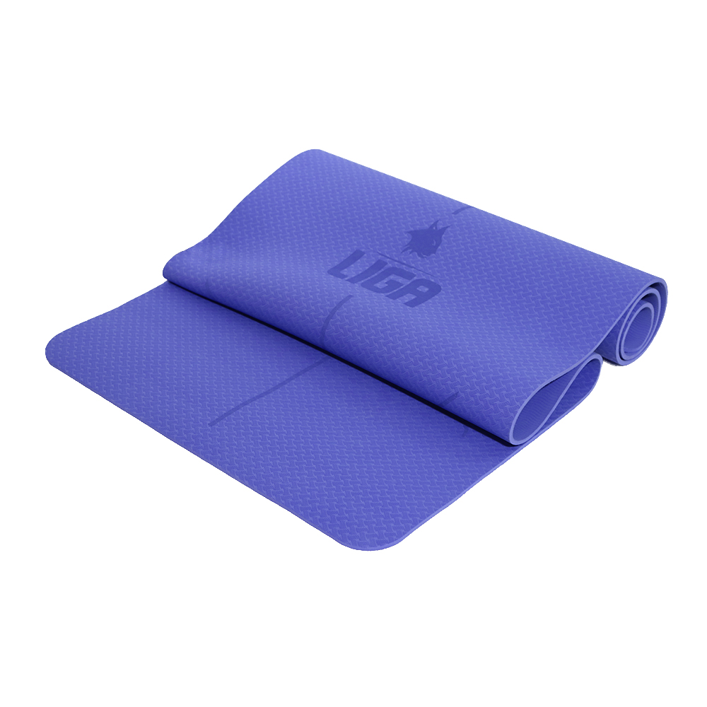 Στρώμα yoga TPE  yoga mat (original) 183εκ.*61εκ.*0,6εκ (μπλε) LIGASPORT*