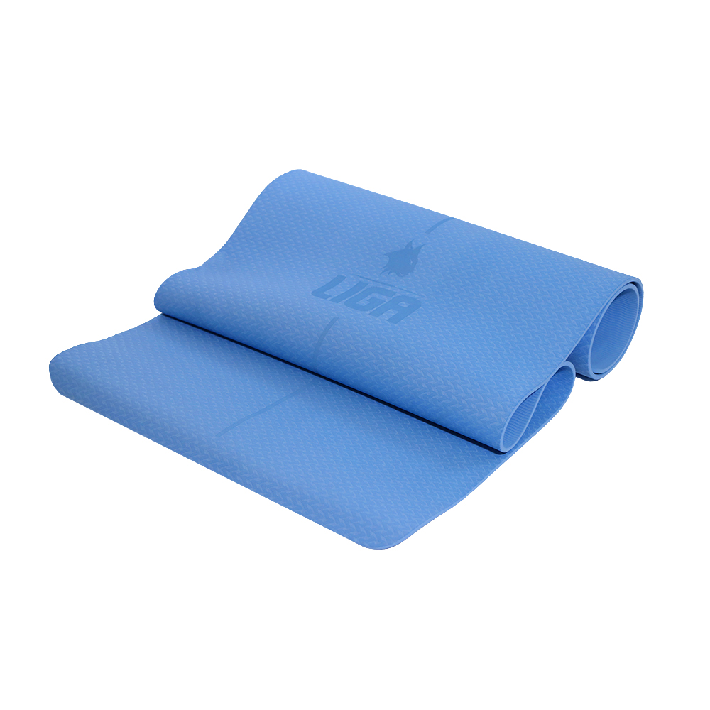 Στρώμα yoga TPE yoga mat (original) 183εκ.*61εκ.*0,6εκ (γαλαζιο) LIGASPORT*