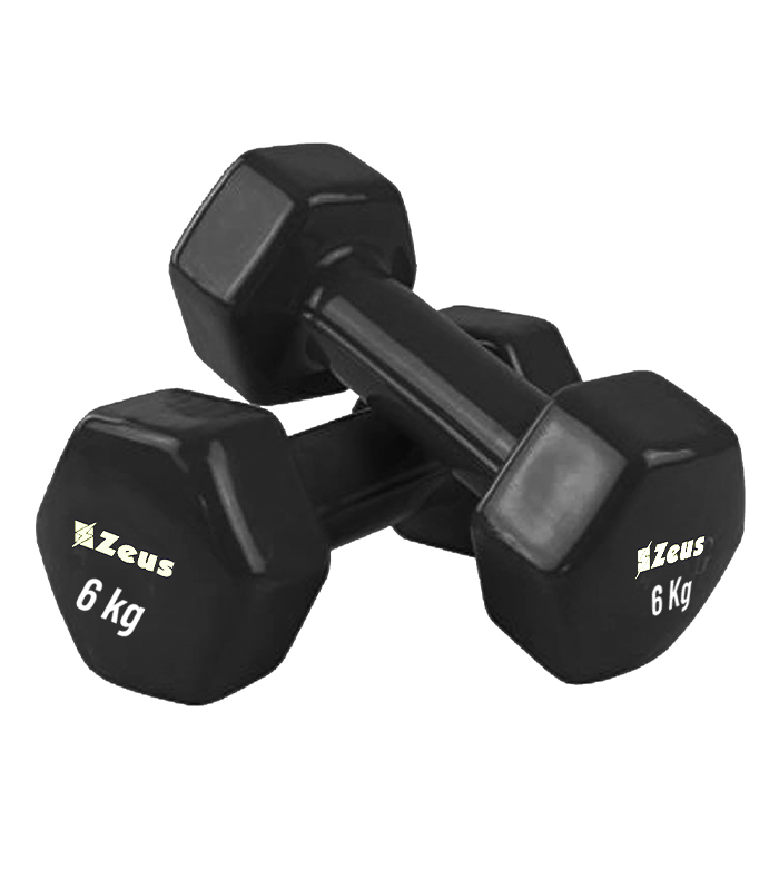 VINYL DUMBBELL 6KG x 2