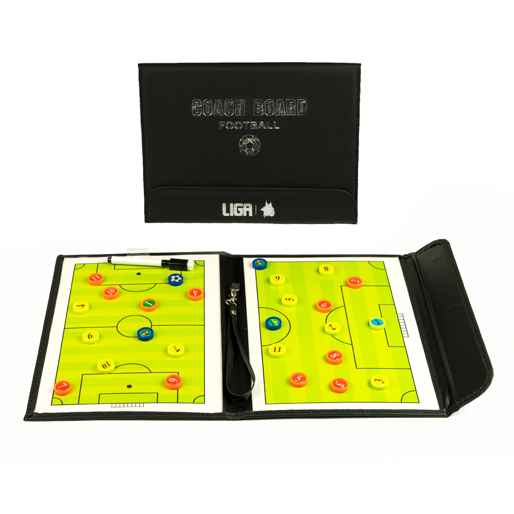 ΠΙΝΑΚΑΣ ΤΑΚΤΙΚΗΣ ΠΟΔΟΣΦΑΙΡΟΥ 55x32cm (SOCCER TACTIC BOARD FOLDER) LIGASPORT