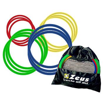 SET CERCHI PVC 60 CM PIATTI 12 PZ
