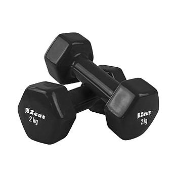 VINYL DUMBBELL 2KG x 2