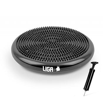 Μαξιλάρι ισορροπίας μαύρο (balance cushion) LIGASPORT*