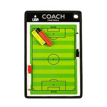 ΠΙΝΑΚΑΣ ΤΑΚΤΙΚΗΣ ΠΟΔΟΣΦΑΙΡΟΥ 23x38cm (SOCCER TACTIC BOARD) LIGASPORT